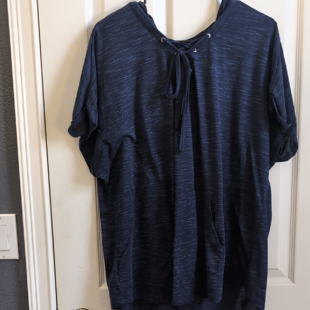 Navy Blue Women's Top